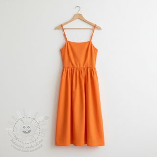 Bavlněný popelín tangerine