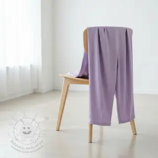Bavlněný popelín bright lilac