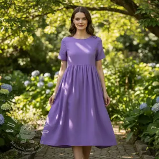 Bavlněný popelín purple