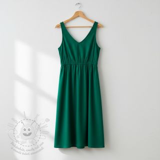 Bavlněný popelín dark emerald