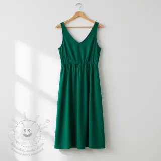 Bavlněný popelín dark emerald