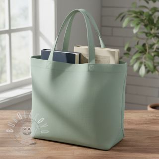 Bavlněný popelín dark mint