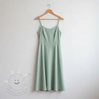 Bavlněný popelín dark mint