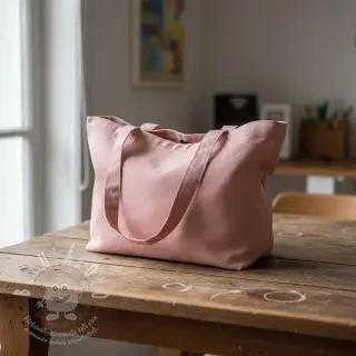 Bavlněný popelín dark rose