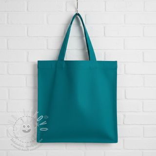 Bavlněný popelín forest petrol