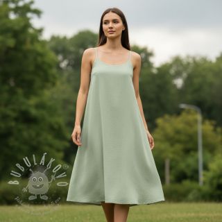 Bavlněný popelín sage