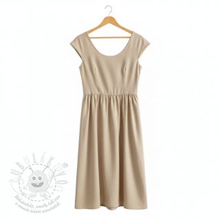 Bavlněný popelín beige