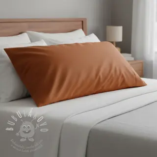 Bavlněný popelín cognac