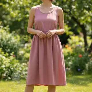 Bavlněný popelín blush