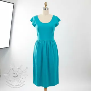 Bavlněný popelín light turquoise