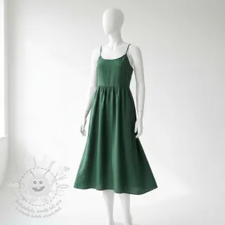 Bavlněný popelín dark green