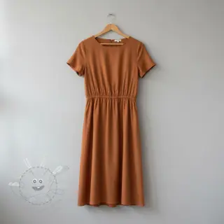 Bavlněný popelín rust