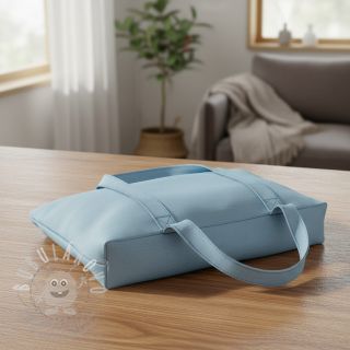 Bavlněný popelín light indigo