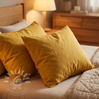 Bavlněný popelín ochre