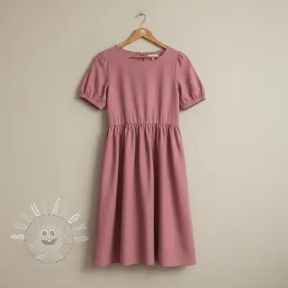 Bavlněný popelín mauve
