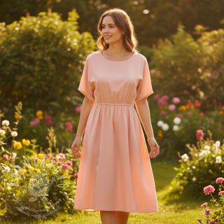 Bavlněný popelín rose