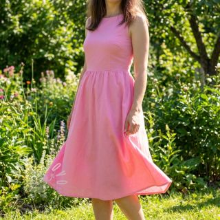 Bavlněný popelín light pink