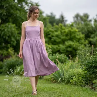 Bavlněný popelín lilac