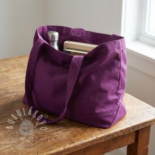 Bavlněný popelín dark purple