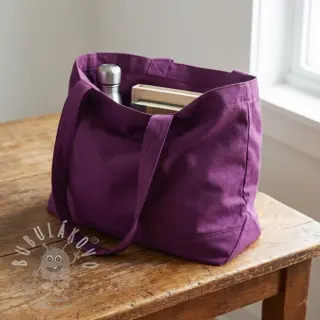 Bavlněný popelín dark purple