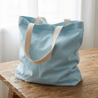 Bavlněný popelín light blue