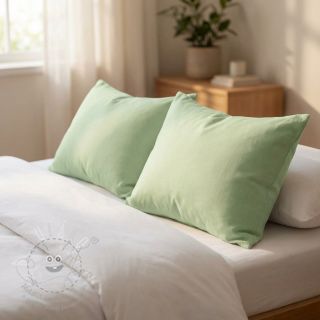 Bavlněný popelín light mint