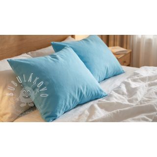 Bavlněný popelín sky blue
