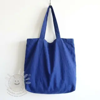 Bavlněný popelín dark cobalt