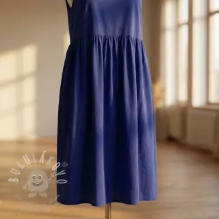 Bavlněný popelín dark cobalt