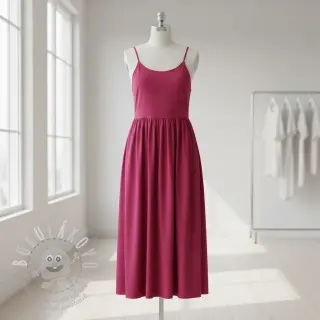 Bavlněný popelín cerise