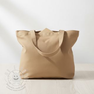 Bavlněný popelín taupe