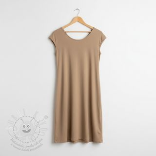 Bavlněný popelín taupe