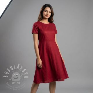 Bavlněný popelín wine