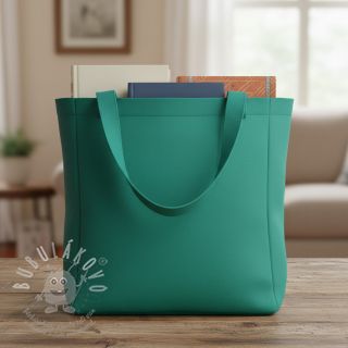 Bavlněný popelín petrol