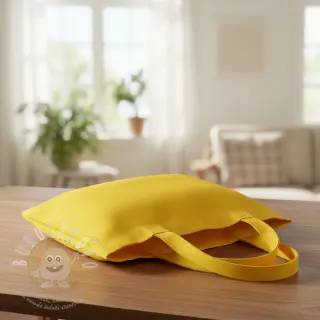 Bavlněný popelín lemon