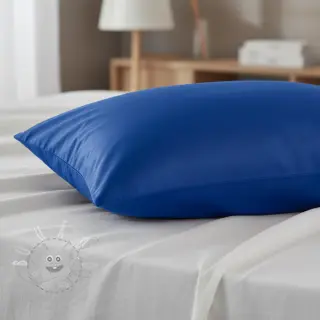 Bavlněný popelín cobalt