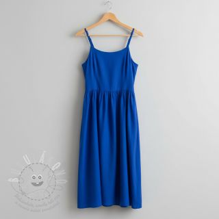 Bavlněný popelín cobalt