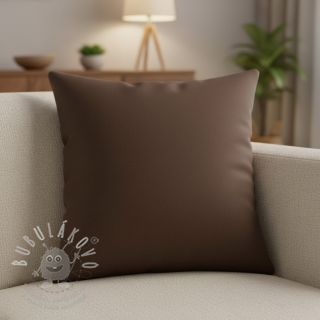 Bavlněný popelín dark brown