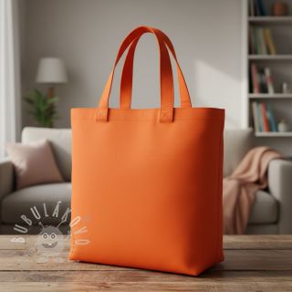 Bavlněný popelín flame orange