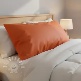 Bavlněný popelín flame orange