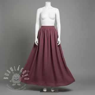 Bavlněná látka SLUB WASHED mauve