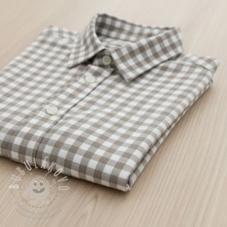 Bavlněná látka Check sand