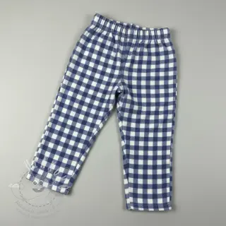 Bavlněná látka FLANNEL Check blue