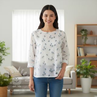 Bavlněná látka Vive la France design B digital print