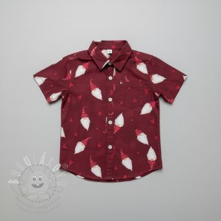 Bavlněná látka Tomte Warm Heart