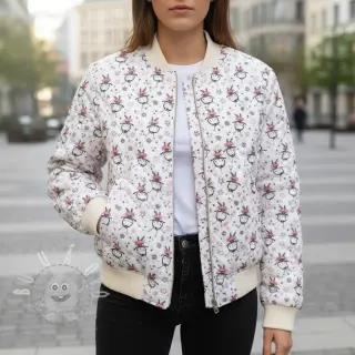 Bavlněná látka QUILTING Elisabetta rose