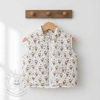 Bavlněná látka QUILTING Elisabetta jaune