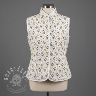 Bavlněná látka QUILTING Elisabetta jaune