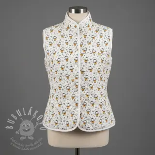 Bavlněná látka QUILTING Elisabetta jaune
