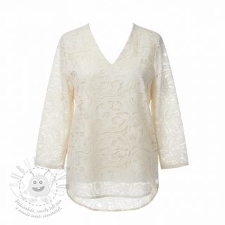 Bavlněná látka EMBROIDERY Blanchette design A